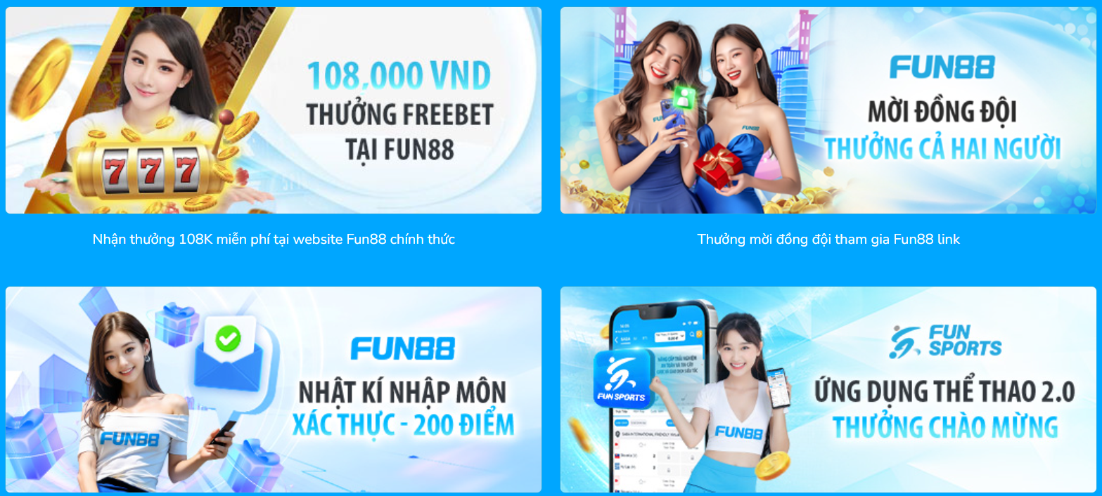 Khuyến mại thành viên mới Fun88